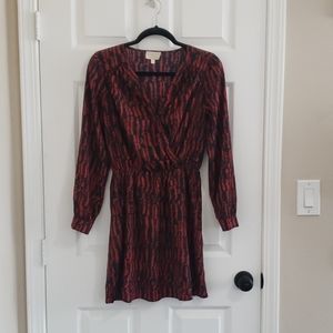 Long sleeve cocktail dress